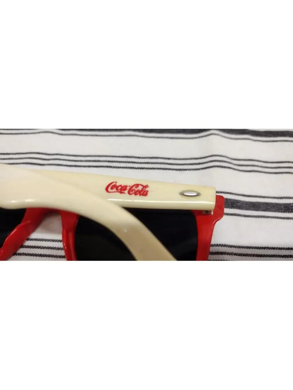 Vintage 1980s Coca Cola Children's Size Red Eyeglasses 1980s does 1950s Colors